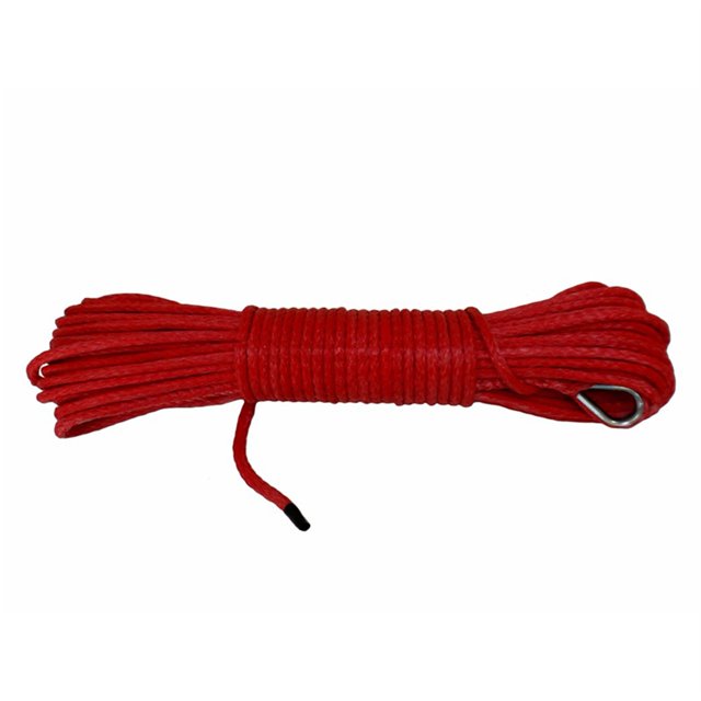 4mm*15m 5mm*15m 6mm*15m Synthetic Winch Rope Towing Rope Winch Line Synthetic Winch Cable Plasma Rope For ATV UTV SUV ,Easy to Use