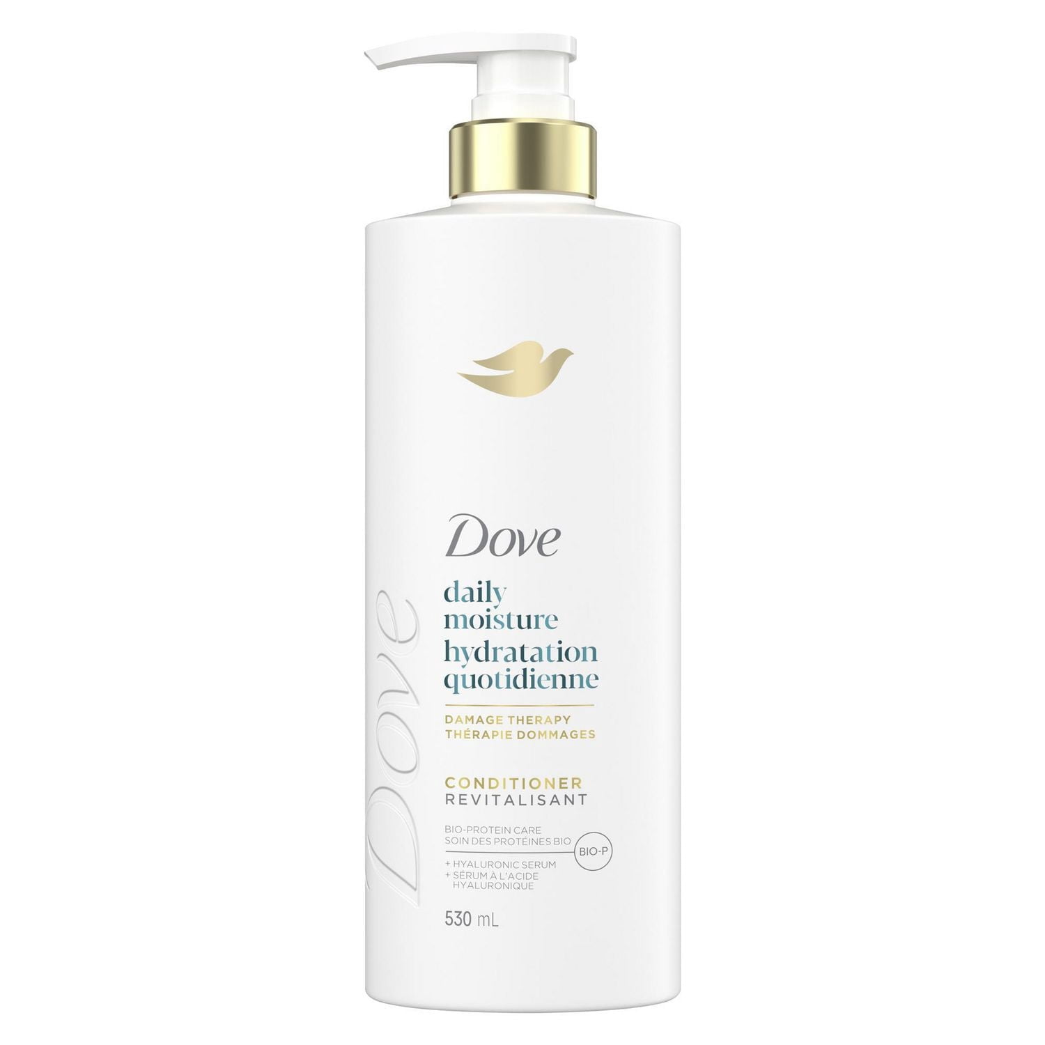 Dove Revitalisant Hydratation Quotidienne Soin des Protéines Bio + Acide Hyaluronique, 530 ml
