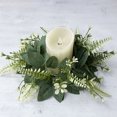 thumbnail image 2 of Candle Rings Wreaths Centerpiece Fall Table Decorations Holiday Party Decor For Thanksgiving Christmas Halloween, 2 of 7