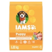Iams Proactive Health Puppy Dry Dog Food Chicken & Whole Grain Recipe 6.8kg