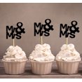 thumbnail image 1 of Darling Souvenir Wedding Cupcake Toppers Party Dessert Decorations - Pack Of 40, 1 of 3