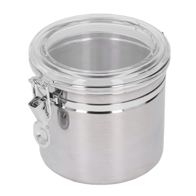 Stainless Steel Sealed Can, Anti Rust Stainless Steel Food Storage Container For Tea For Spices Medium 1300ml