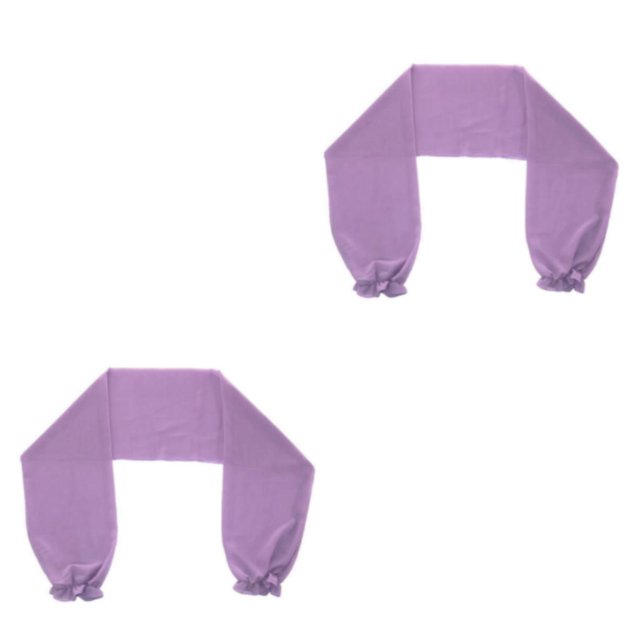 Youkk Élégant Boléro en Mousseline à Manches Longues pour Femme Violet 2 Ensembles