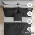 thumbnail image 2 of Mainstays 11-Piece Bed in a Bag Comforter Set with Sheets, Black Velvet, Queen, 2 of 14
