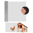 thumbnail image 1 of Galvanized Hardware Cloth – 19 Gauge, 1/2 Inch Mesh Welded Wire Roll for Garden Fence, Animal Barrier, Poultry Netting, Rust Resistant & Durable – Silver, Size: 1.2x30m, Color: A-Silver, 1 of 8