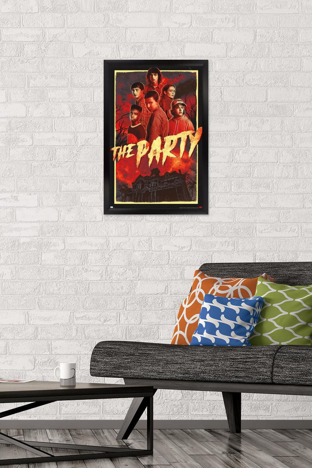 Netflix Stranger Things: Season 4 - The Party Wall Poster with Magnetic Frame