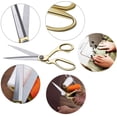 thumbnail image 4 of Ribbon Cutting Scissors Giant Scissors Large Scissors for Ribbon Cutting Ceremony Gold Scissors for Ribbon Cutting Professional Scissors for Fabric Heavy Duty Scissors for Cutting Plastic Cardboard, 4 of 7