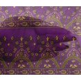 thumbnail image 4 of oneOone Viscose Chiffon Fabric Leaves & Floral Block Printed Fabric 1 Yard 42 Inch Wide, 4 of 4