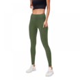 thumbnail image 4 of Pantalon de Yoga Chaud Taille Haute Doublé en Molleton pour Femmes avec Poches, 4 of 7