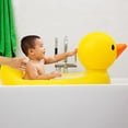 thumbnail image 4 of Munchkin White Hot Inflatable Duck Safety Baby Bath Tub, Includes White Hot Technology and Drain Hole, Non-Slip Surface and Contoured Headrest, Yellow, 4 of 7
