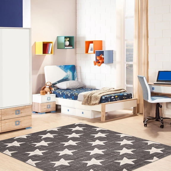 ECARPET Kids Room, Nursery, Playroom, Bedroom Area Rug, Angel Collection