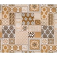 thumbnail image 4 of oneOone Coton Flex Brun Tissu Patchwork Matière de Robe Tissu Imprimé Tissu au Mètre 40 Pouces Wide-C8, 4 of 5