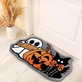 thumbnail image 3 of Luiuiu Black Cat Ghost Pumpkin Bath Mat - Soft and Absorbent Tufted Halloween Bathroom Rug Non Slip Washable, Halloween Bathroom Decor Rug Holiday Decorations (31.5 x19.7 Inch), 3 of 8
