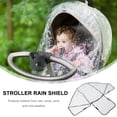 thumbnail image 4 of OUNONA Universal Design 1Pcs Pvc Double Stroller Rain Shield For Parents, 4 of 4