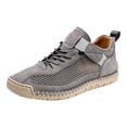 thumbnail image 2 of Commforr Espadrilles à Enfiler pour Femmes, Chaussures de Tennis pour Femmes, Chaussures pour Femmes Espadrilles, Espadrilles Décontractées en Maille pour Femmes Mode Rétro Respirantes Chaussures de Marche Légères Espadrilles de Tennis Classiques, Gris, 6, 2 of 8