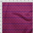 thumbnail image 4 of oneOone Velvet Purple Fabric Abstract Sewing Material Print Fabric By The Yard 58 Inch Wide, 4 of 4