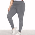 thumbnail image 1 of TIMIFIS High Waisted Leggings for Women Plus Size Yoga Pants Tummys Control Solid Color Workout Running Cycling Yoga Pants - Spring/Summer, 1 of 7