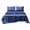 Blue-5173, variant on Soft Satin Bed Sheets, Hotel Collection Sheet Set, Silky Smooth Feel, Wrinkle Resistant, Hypoallergenic, Easy Care, Full Bedding