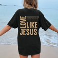 thumbnail image 2 of adviicd T-Shirts pour Femmes Graphique Manches Courtes Col Rond T-Shirt Été 2024 Basique Décontracté à Blocs de Couleur Noir,TG, 2 of 5