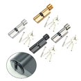thumbnail image 3 of 70mm Aluminum Lock Knob Cylinder Anti-theft Door Lock Core with 3 Keys 1 Screw, 3 of 3
