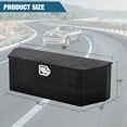 thumbnail image 4 of AKDSteel Aluminum Trailer Tongue Box, 36"x12"x12" Heavy Duty Storage With Lock and Keys, Utility Truck Tool Box Storage Organizer, Tool Chest for Pickup Truck Bed, RV, 4 of 6