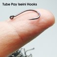 thumbnail image 4 of 50Pcs/Box Fishing Hook High Strength Super Sharp Fishing Tackle Barbed Single Circle Carp Hook Fishing Accessory, 4 of 7