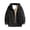 Black, variant on Amzcrzy Plus Size Jackets for Men Fashion Long Sleeve Hooded Jean Jackets Casual Oversized Drawstring Mens Jackets with Pockets 3XL
