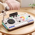 thumbnail image 3 of Table de Mixage DJ pour Enfants de 3 4 5 6 7 8 Ans Jouets Musicaux avec Touches de Piano Plateau Tournant DJ Jeux de Réaction Musicale Instruments de Musique Bluetooth pour Enfants, 3 of 4
