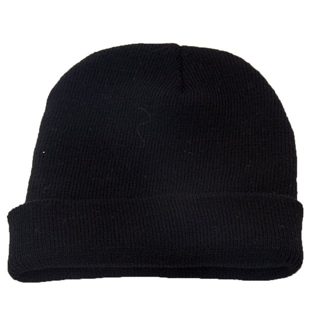 Chic Girl Winter Fall Solid Color Cuffed Woolen Yarn Knitted Warm Hat Cap Beanie