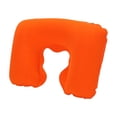 thumbnail image 2 of ZZkhGO Inflatable Travel Neck Pillow, U Shape Cervical Support Cushion, Portable PVC Flocked Pillow for Airplane Car Camping, 2 of 6