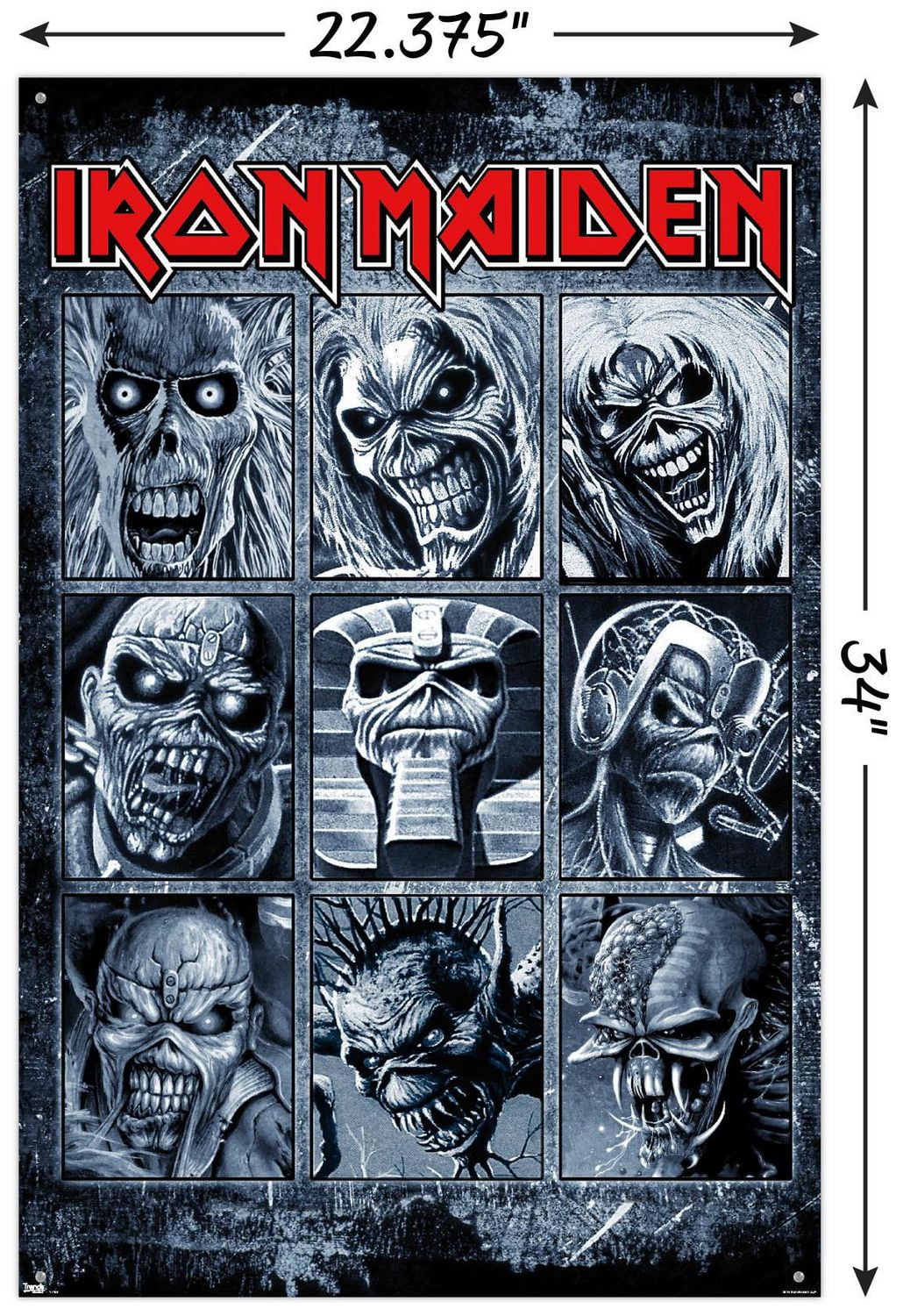 Iron Maiden - Grid Wall Poster