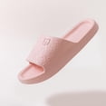 thumbnail image 3 of Mens and Womens Home Slippers Simplicity Solid Color Quick Drying Soft Sole Comfortable Non-Slip Indoor and Outdoor EVA Slippers Pink-07, 3 of 7