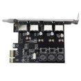 thumbnail image 3 of Adaptateur Convertisseur PCI-E à Quatre Ports USB 3.0 Super Rapide 5Gbps, 3 of 8