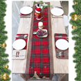 thumbnail image 5 of Christmas Table Runner Tree And Deer Table Runner For Family Christmas Holiday Table Christmas Dinner Party Table Setting, 5 of 5