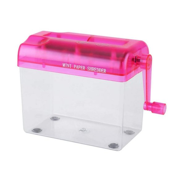 HAOAN Prix Réduit! Déchiqueteuse de Papier Croisée Portable A6 Déchiqueteuse Manuelle Portable pour Maison Bureau