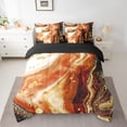 thumbnail image 2 of YST Marble Comforter Set, 7-Piece, Modern Abstract, Full, Stone Pattern, Watercolor, Foil Print, 2 of 4