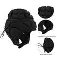 thumbnail image 3 of Casque de Protection à Coquille Souple, Protège-Chef de Rugby Rembourré Casque de Gardien, Éponge EVA Réglable Casque de Gardien de Soccer Soutien Drapeau de Rugby Casque de Soccer Jeunes Enfants Adultes, 3 of 7