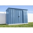 thumbnail image 1 of Arrow Classic Steel Storage Shed, 10x4, Blue Grey, 1 of 8