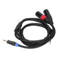 thumbnail image 3 of FLAMEEN Audio Adapter Cable, Male To 2 XLR Male Cable Male To Dual 2 XLR Male Plug Connector For Meeting For Home, 3 of 8