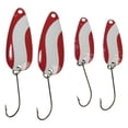 thumbnail image 1 of Lucky Strike Baitworks Red and White Devil Bait Value Pack + Spoon Baits + 4 Pieces per pack + Made in Canada, 1 of 5