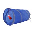 thumbnail image 2 of Jouet de Tunnel de Chat Interactif, Tunnel de Chat de Polyester de Réduction d'Émotion Négative pour les Chats pour les Lapins pour les Chiots Bleu Royal, Vert Fluorescent, 2 of 8