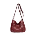 thumbnail image 1 of Vaidha Zipper Crossbody Bag With Wide Shoulder Strap Phone Wallet, Shoulder Purse, Multiple Zipper Pockets., 1 of 7