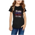 thumbnail image 1 of TopLLC Manches Courtes Col Rond Blouses & Chemises Chemises pour Enfants T-Shirt Graphique Manches Courtes Col Rond Crop Top pour 3-14 Ans Filles et Garçons T-Shirt Tee Blouse Fille, 1 of 4