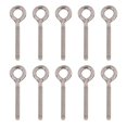 thumbnail image 2 of Lifting Eye Hook, 304 Stainless Steel Stable 2.9in Hardware Tools Silver  for Mining Equipment Rail Loading, 2 of 8