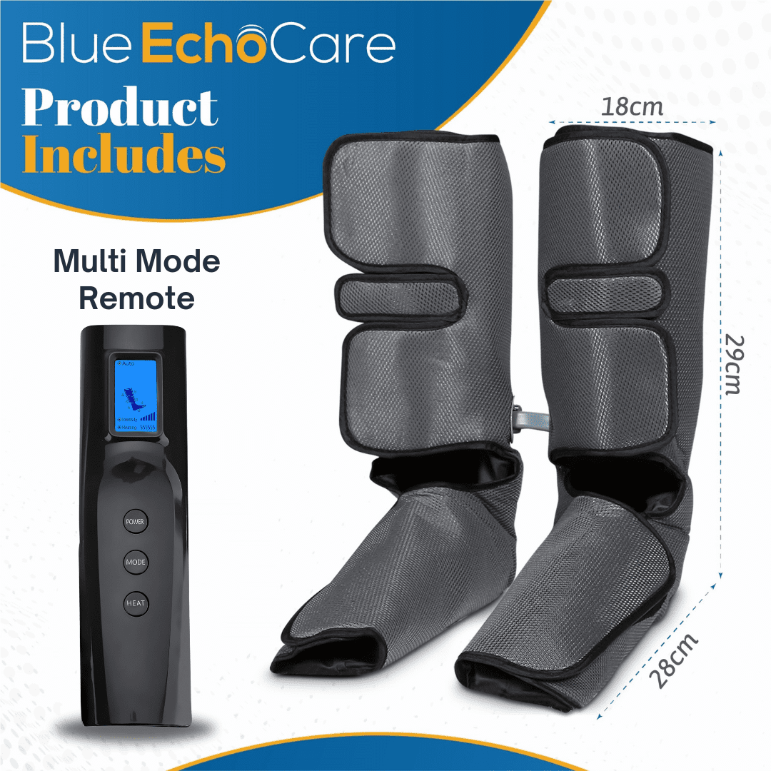 BEC Compression Leg Massager | Health Canada Licensed | Proudly Canadian | Circulation and Advanced Recovery for Legs and Calf Massage | for Leg Muscle Fatigue | Pain Relief | Adjustable Intensity