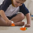 thumbnail image 5 of Novelty Wind Up Rabbits Pull Toy for Kids Age 2+ Delightful Carrot Pulling Action and Educational Play, 5 of 5