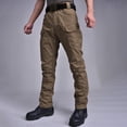 thumbnail image 2 of cllios Pantalon Cargo de Travail pour Homme 2024, Pantalon Cargo en Ripstop Pantalon de Travail Militaire Pantalon de Travail Léger Pantalon de Randonnée Extérieur avec Poches Vert m, 2 of 4