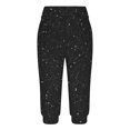 thumbnail image 4 of tarylea Womens Capri Pants Stretchy Drawstring Low Rise Jogger Pants Soft Comfy Lounge Cropped Yoga Pants with Pockets, 4 of 4