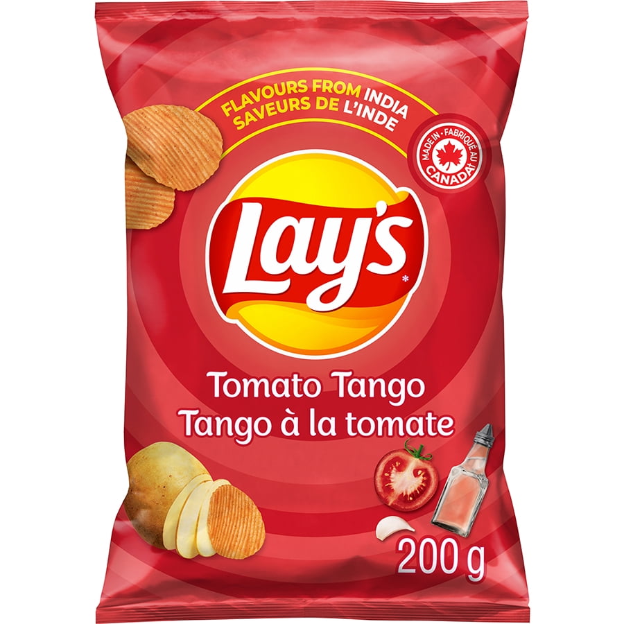 Lay's Tomato Tango Ridged flavoured Potato Chips