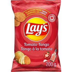 Lay's Tomato Tango Ridged flavoured Potato Chips